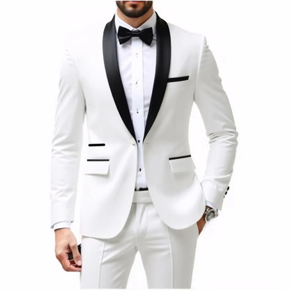 Groom Weddingpiece Suit for Men Middle-aged Blazer Formal Party Dress Tailor-made Outfit Men