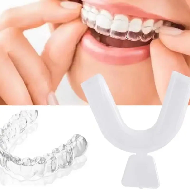 1-6Pairs Anti Snoring Bruxism Sleeping Mouth Guard Tray Stop Teeth Grinding Sleep Aid Night Guard Gum Shield Mouth Health Care