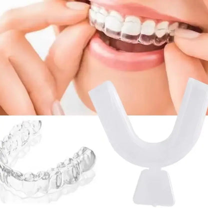 1-6Pairs Anti Snoring Bruxism Sleeping Mouth Guard Tray Stop Teeth Grinding Sleep Aid Night Guard Gum Shield Mouth Health Care
