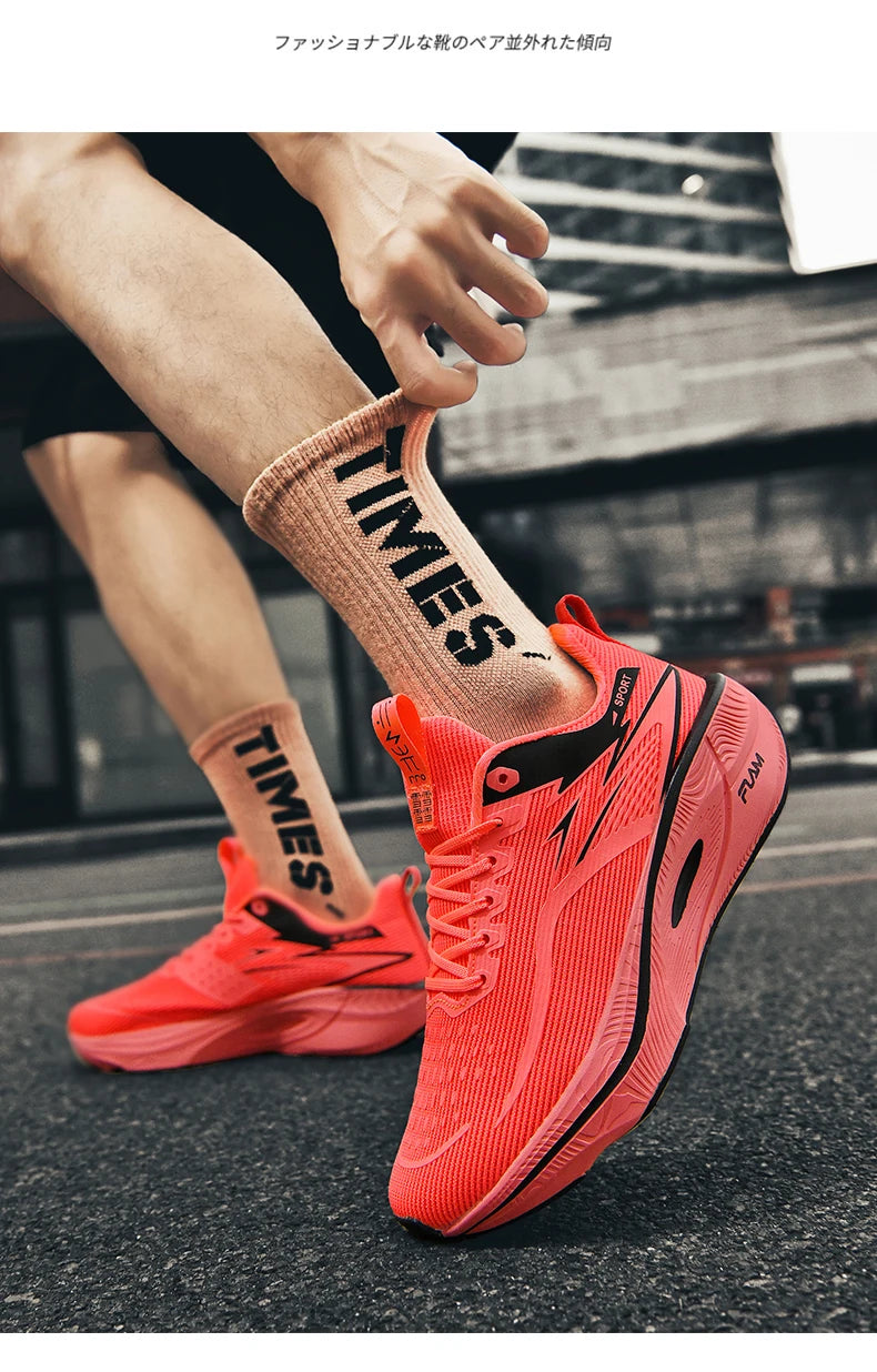 Marathon Running Shoes Speciality Men Sports Cushion Carbon Board Breathable Lightweight Comfortable Women's Athletic Sneakers