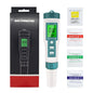 10 in 1 Water Quality Monitor PH/EC/TDS/ORP/H2/Fertile/Salinity/S.G/Resistivity/Temp Multifunction Tester for Aquariums Pools
