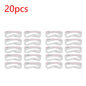 10-50Pcs Card Eyebrow Stencil Reusable Eyebrow Stencil Eye Brow Drawing Guide Beauty Tool Stickers Styling Shaping Template Card