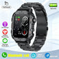 Outdoor Military Smartwatches Bluetooth Call Men 2.01" Blood Oxygen Monitor 5ATM Waterproof GPS Tracking Sports Smart Watch HW12