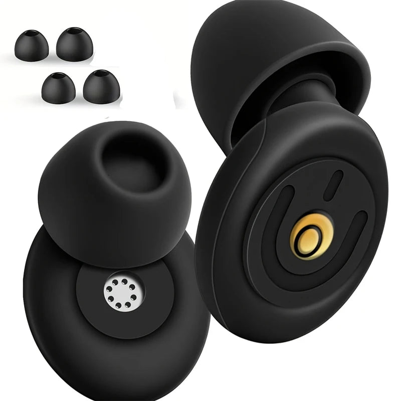 Ear Plugs for Sleeping Noise Cancelling 45dB Concert Earplugs for Noise Reduction Reusable Soft Silicone Ear Plugs