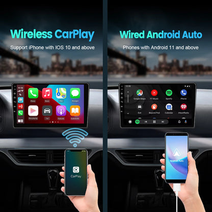 CarlinKit USB Wired/Wireless CarPlay Adapter Wireless Android Auto AI Box Mirrorlink Bluetooth Auto Connect For Android Car Radio For Youtube Netflix Google Map Android Aftermarket Car Screen