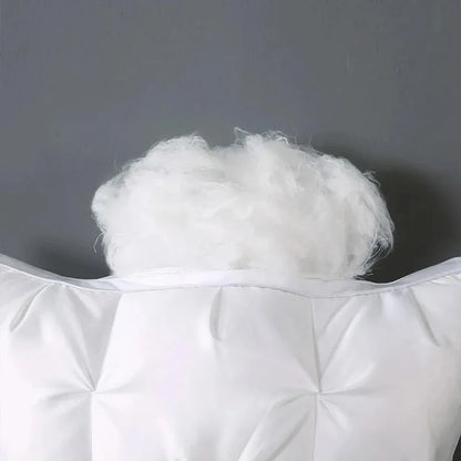 1pc 48x74cm Twisted Hotel Star Home Use Pillow Core - Soft Supportive Bed Pillows,Suitable For Dormitory Single Bed Pillow Cores