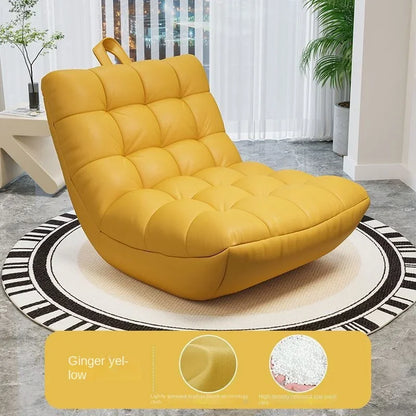 Modern Lazy Sofa Single Sofa Chair Convertible Leisure Bed Small House Living Room Balcony Comfortable Couch Seat Adult Chair