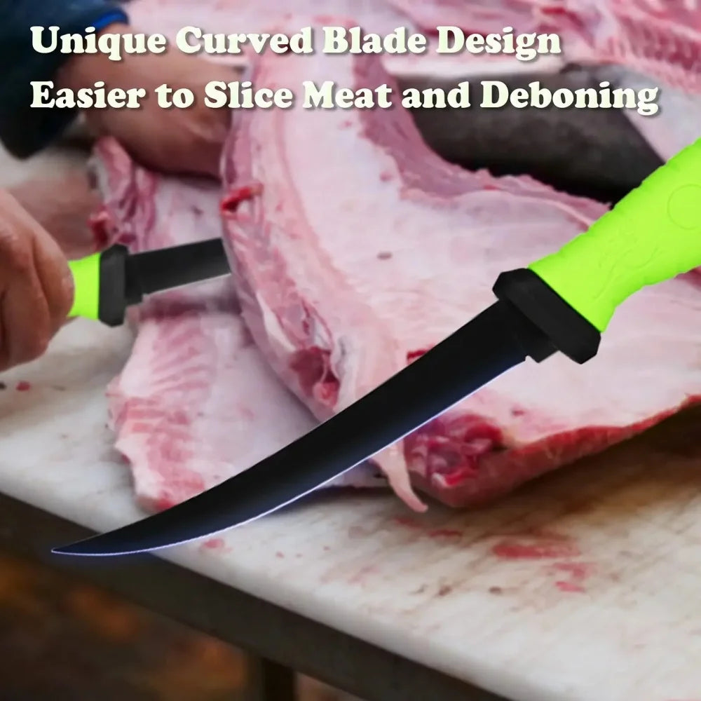 Fishing Knife 6 Inch Fillet Boning Knife Stainless Steel Cleaver Kitchen Professional Fruit Meat Cutting Fishes Slicing Knives