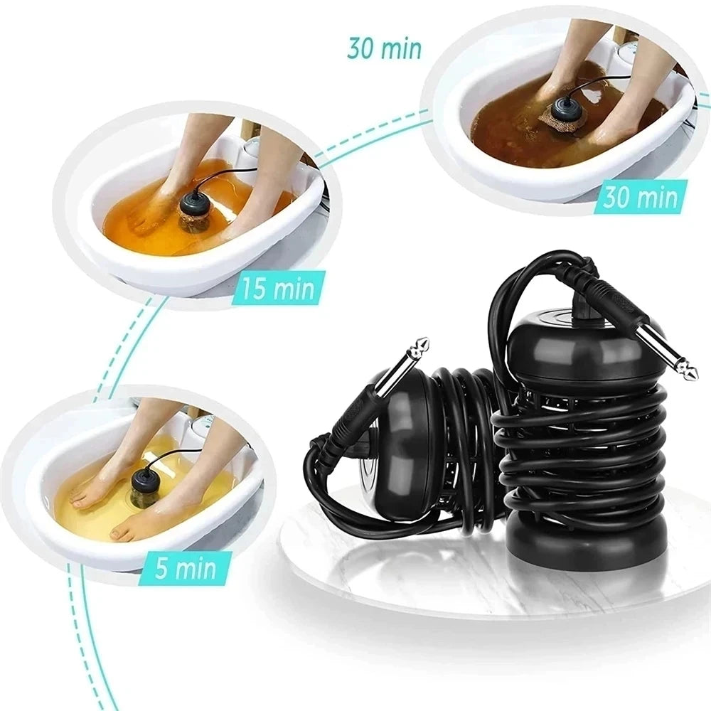 6/1PCS Ionic Detox Arrays Foot Bath Ion Head Feet Cleanse Ionic Aqua Cell Spa  Foots Massage Relief Relaxation Pressure Health
