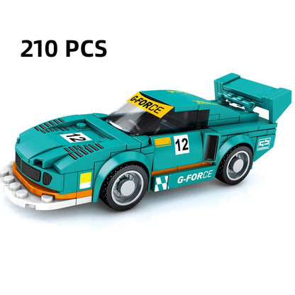 City Speed Racing MOC Car Sports Building Blocks Bricks Classic Rally sport Super Racer Vehicles Christmas gift Technical toys