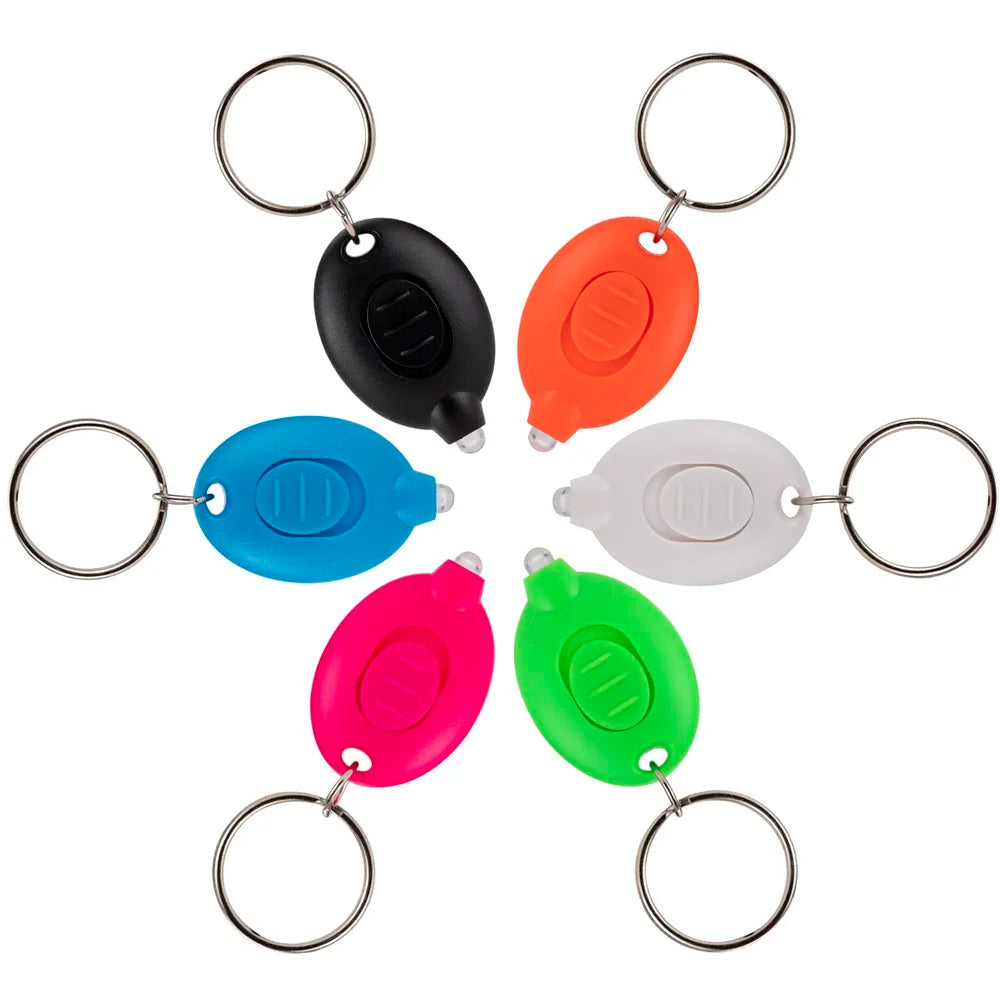 Led Keychain light Mini Multicolored Cool Popular White Light Child Schoolbag backpack Stairs Emergency Lighting Flashlight Lamp