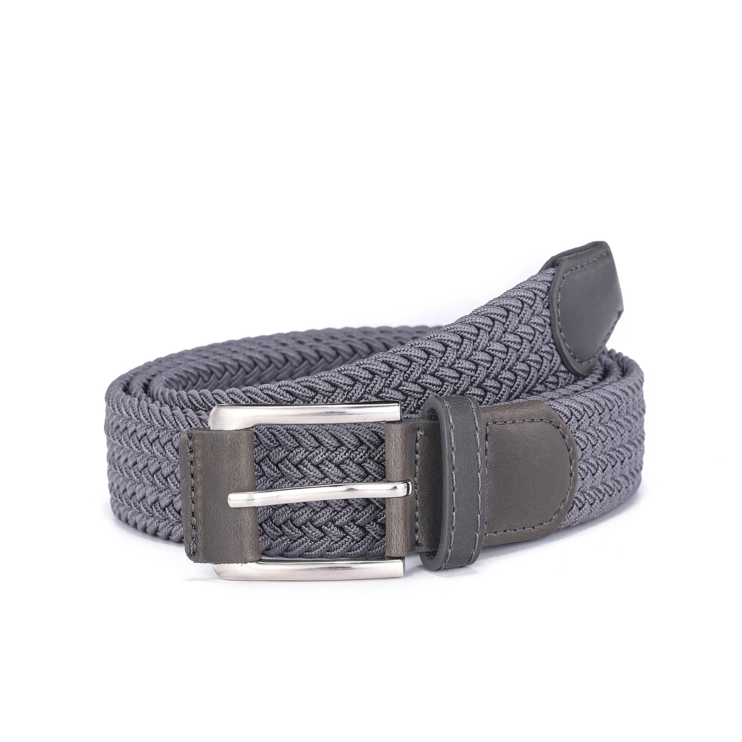 Casual Men's And Women's Woven Elastic Belt Outdoor Sports Stretch Jeans Designer Fashion Accessory for Men And Women