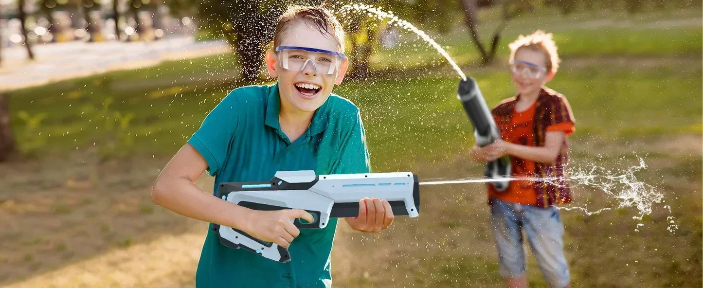 43cm Electric Water Guns for Adults Powerful Squirt Automatic Water Suction Water Blasters Outdoor Beach Toy for Boys Kids Gift