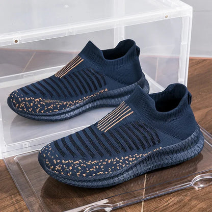 Large Size Casual Sneakers Men'S Sports Shoes Fashion Easily Breathable Men Platform Sneakers Comfortable Running Mens Shoes