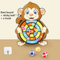 Sticky Ball Dart Board Target Sports Game Toys For Children Outdoor Party Toys Target Sticky Ball Throw Educational Board Games
