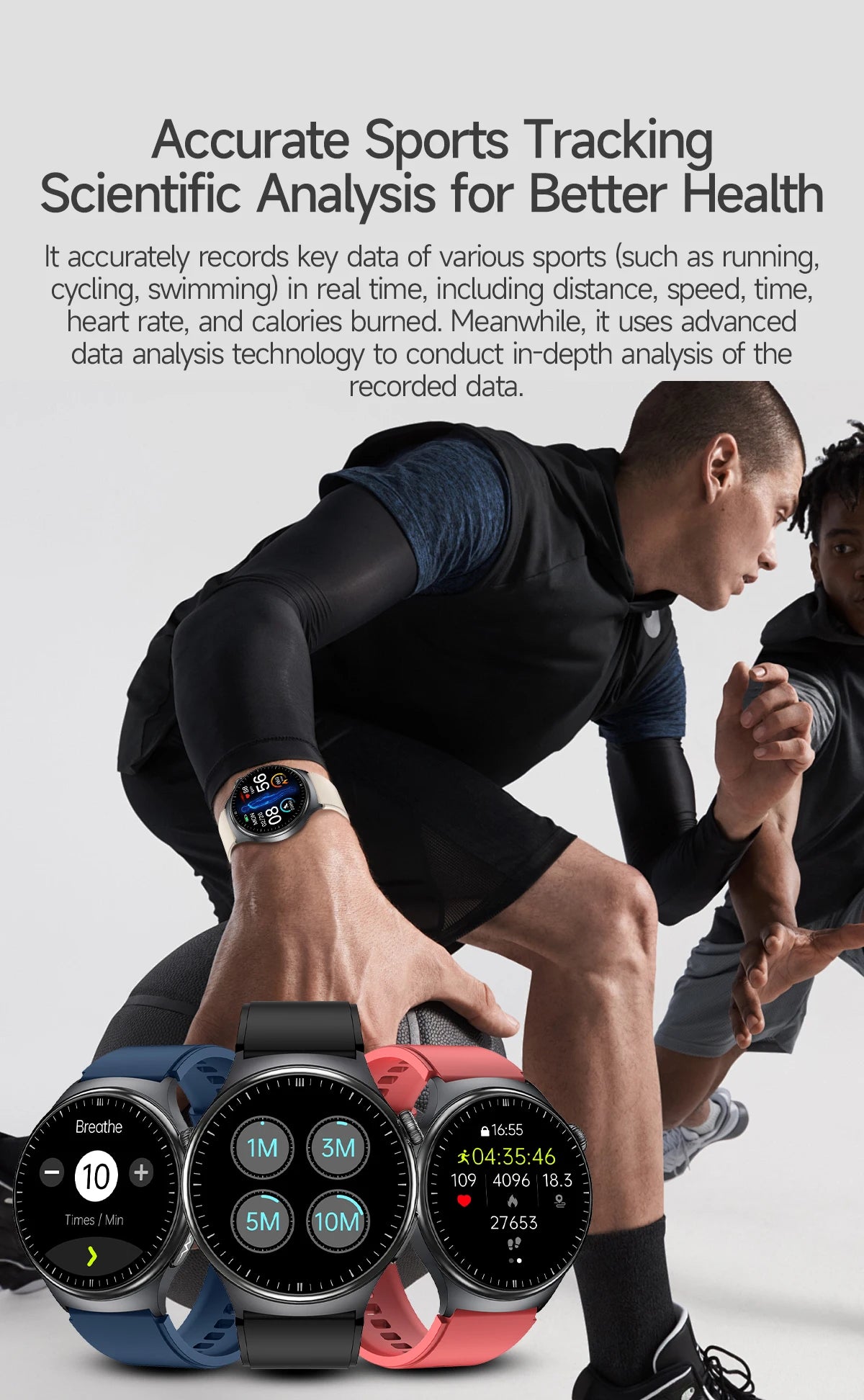 2026New Nursing Grade Health Smartwatches For Men Women Precision Detection Heart Rate Blood Fats Uric Acid ECG+PPG Smart Watch