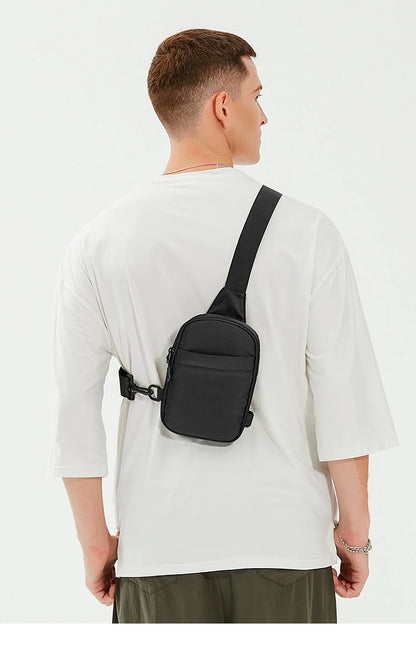 2In1 Multi-functional Waist Bag Chest Bag Outdoor Travel Bag For Men Women Casual Crossbody Small Sling Backpack Sling Bags