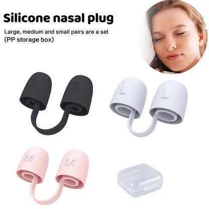 3Pcs/box Silicone Nose Clip Anti Snoring Nasal Dilator Stop Snore Aid Nose Breathe Strips Easy Breathe Improve Sleeping Aid