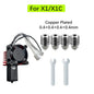 For Bambu Lab P1S Hotend Complete Assembly Upgrade Hardened Steel Extruder Kit For X1 X1C P1P P1S Fan Nozzle X1 Carbon Hot End