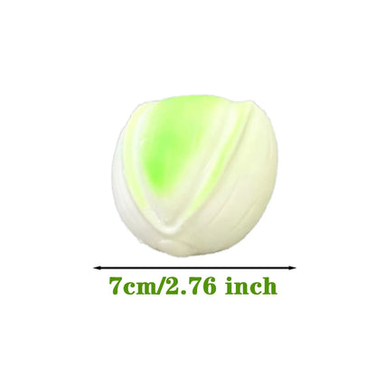 7CM Crispy Pistachio Soft Gel Stress Ball ASMR Sensory Toy Mood Relief Squishy Fidget Toy Cute Home Ornament Great For Gifting