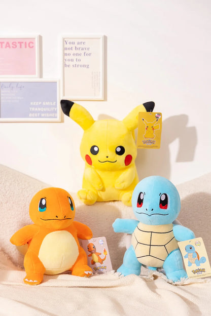 Original Pokemon Newest Plush Yamper Litten Emolga Stuffed Doll Sylveon Vulpix Gengar Plushies Pikachu Xmas Anime Mew Toys Gifts