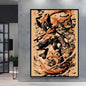 High Quality Pokemon Arcanine Pikachu Wall Painting with Unique Designs and Gorgeous Colors Adding A Touch of Brightness To Wall