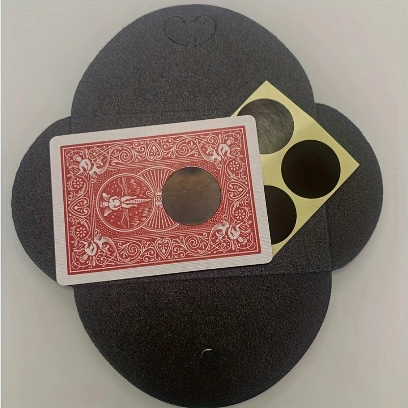 Color Changing Black Hole Magic Tricks Card Vanishing Close Up Props Easy To Do Magician Props Illusion Gimmick