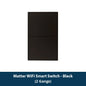 Zemismart Matter WiFi 1 2 3 4 6 Gangs Smart Wall Light Switch Neutral Required with Big Button SmartThings App Homekit Control