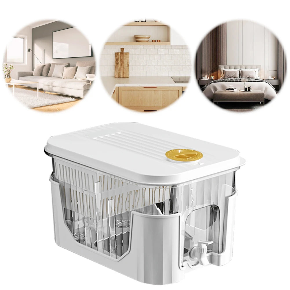 5L Cold Kettle with Faucet & Bracket Refrigerator Juice Pitcher Cold Water Pitcher for Party Refrigerator Drink Juice Iced Tea