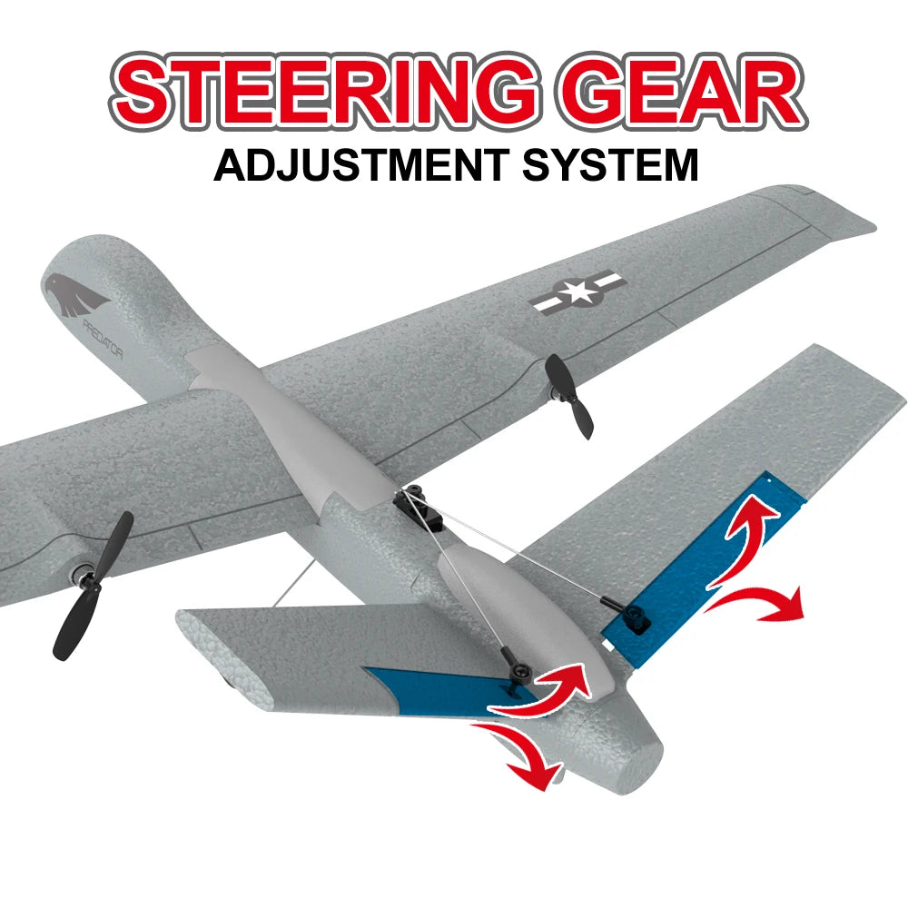 816 MOTOR Airplane Z55 RC Plane 3CH EPP Foam 2.4G Remote Control Wingspan Aircraft Fixed Wingspan Toys Gifts for Children