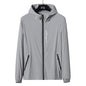 Summer Men's Hooded Sunscreen Jacket UPF50+ Ultra Thin Zipper Pocket Windbreaker Elastic Cuffs Outdoor Hiking Fishing Skin Coats