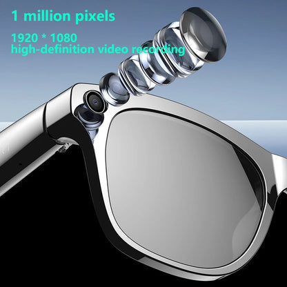 Lenovo AI Smart Bluetooth Glasses HD 6K 260Mah Multifunction Calling Translate Voice Assistant Music Player Camera Glasses 2026