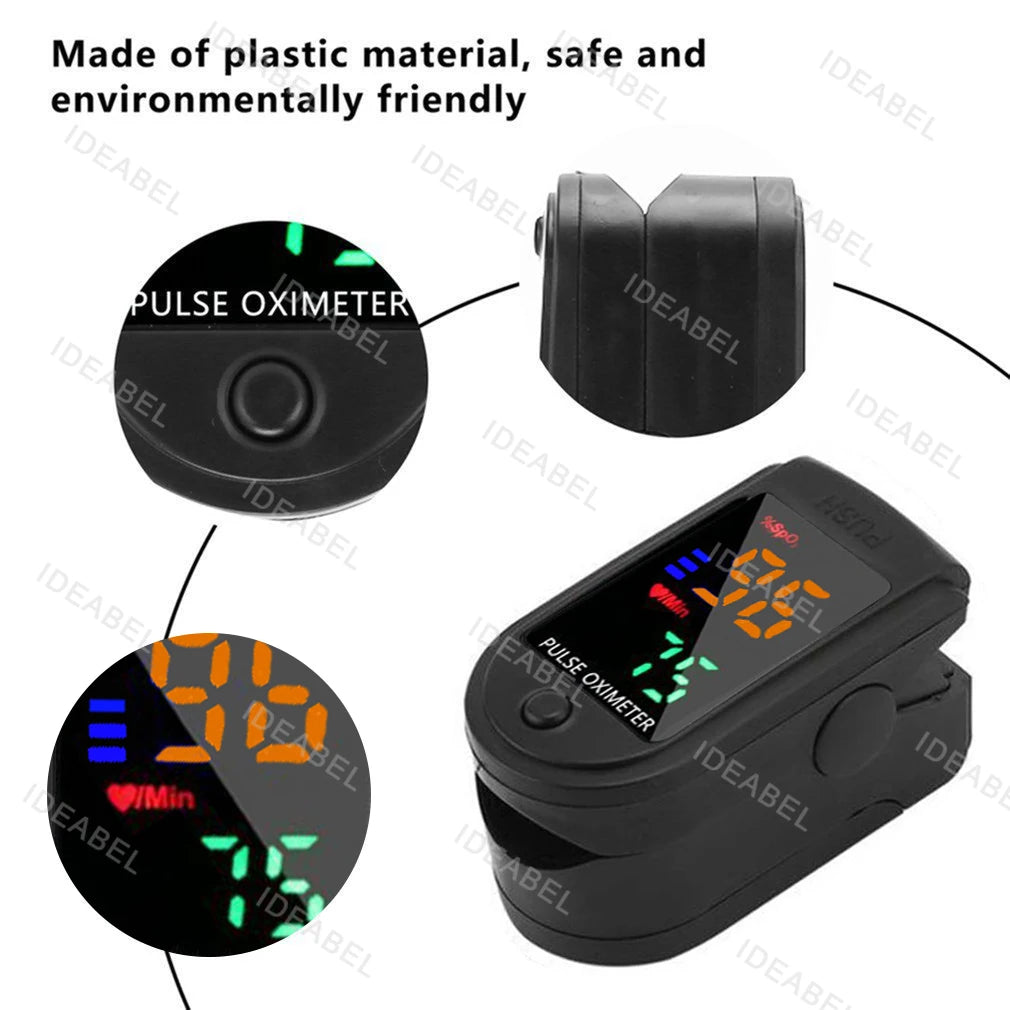 Finger Pulse Oximeter Medical Portable blood oxygen oxymetre Heart Rate Saturation Meter OLED Oximetro de dedo LED Display