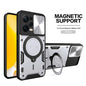 Armor Funda For Xiaomi Redmi Note 12 Pro 5G Case Slide Lens Protect Ring Stand Back Cover For Redmy Note12Pro Plus 12Pro 12S 12C