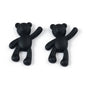 10PCS/lot DIY Cute Cartoon Teddy Bear Pendant Jewelry Accessories Wholesale Alloy Spray Paint Simple Multicolor Jewelry Material