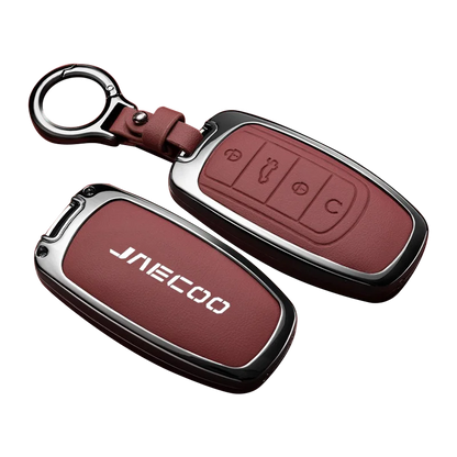 Car Key Case for Chery Jaecoo J7 7 PHEV J5 5 EV 2025 J8 8 2026 Keychain Remote Cover Shell Housing Ring Holder Fob Accessories