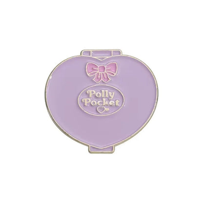 Polly Pocket Pendant Keychain Vintage Micro Playset Collectible Toy For Women Backpack Jacket Hat Fashion Accessory