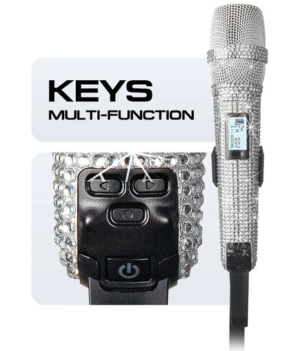 Diamond Microphone Customized for Singers G-MARK SKM9000 Wireless Karaoke Mic Adjustable Frequency Party Show Teaching Wedding