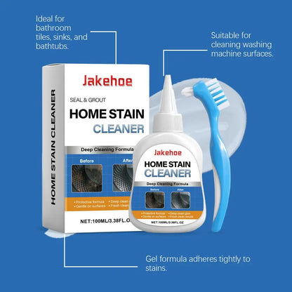 1 Set Household Stain Remover Gel Heavy Duty Washing Machine Cleaner With Brush Shower Bathroom Sink All-Purpose Cleaning Gel