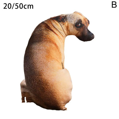 3d Simulatie Hond Shiba Bulldog Toy Labrador Corgi Schattige Kussen Auto Huisdecoratie Hondenliefhebber Simulated Dog Pillow