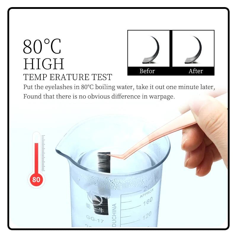 Winky Beauty Flat Ellipse Eyelash  Matte Pure Black Color Super Soft Gentle Natural Eyelash Extension Flat Shape Lashes
