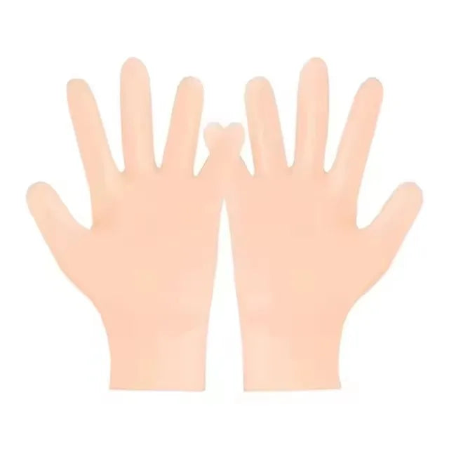 2 Pack Moisturizing Silicone Gel Socks for Dry Cracked Feet Nourishing Skin Lubricating Foot Care Massage Socks