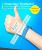 TESDINE Charging Vibration Reminder Silent Alarm Clock Temperature Measurement Waterproof Smart Watch