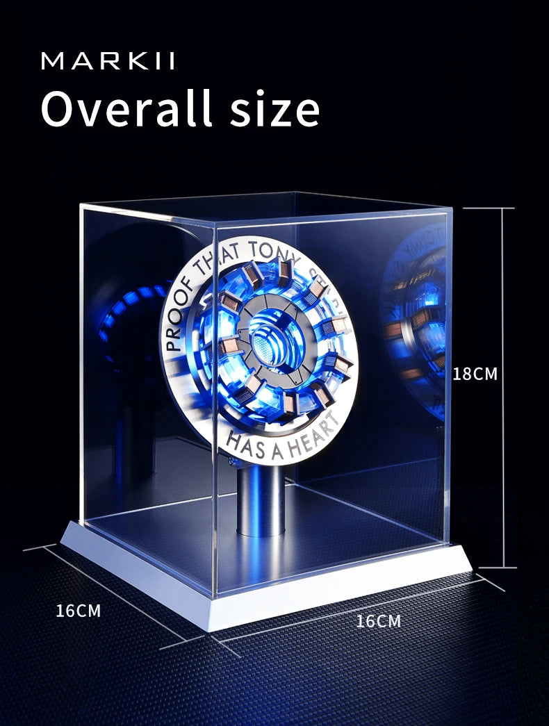 First-generation Mark1 Ark reactor. Mark1 core logo. Core luminous model. Superhero 1:1 cosplay toy, chest lamp, children's gift