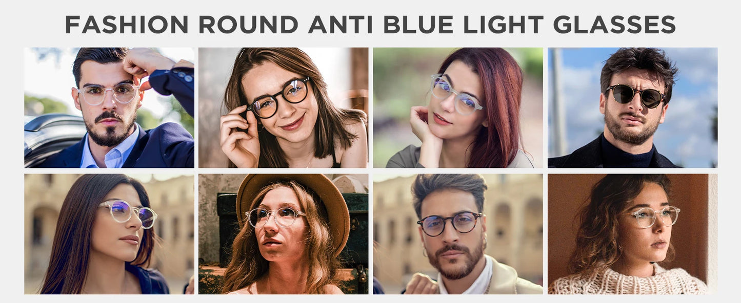 ZENOTTIC 2026 Retro Reading Glasses Anti Blue Light Blocking Readers Fashion Lightweight Eyeglasses Women Men Diopter 0 to 4.0