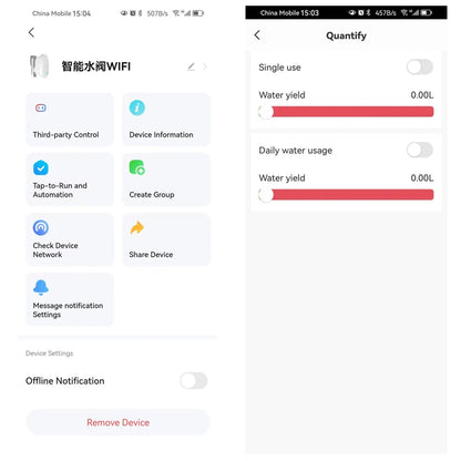 Zigbee Or WiFi Tuya Smart Water Valve Water Meter Water Flow Rate Consumption Temperature Display Smart Life Control Irrigation