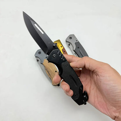 Pocket folding knife, folding fruit knife, suitable for camping, fishing, hiking, outdoor activities and home decoration