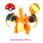 Pokemon ball deform Figure Pikachu Charizard Venusaur Blastoise Gyarados Solgaleo Lunala Action Figurine pokeball poke child Toy