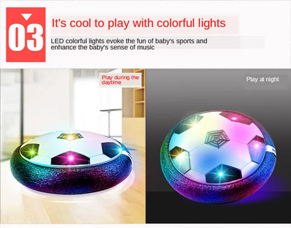 Hover Soccer Ball Toys for Children Electric Floating Football with LED Light Music Soccer Ball Outdoor Game Sport Toys for Kids