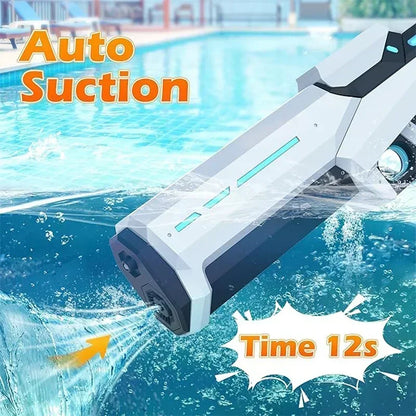 43cm Electric Water Guns for Adults Powerful Squirt Automatic Water Suction Water Blasters Outdoor Beach Toy for Boys Kids Gift